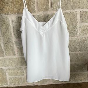 Spin USA white Cami tank, size L